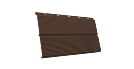 ЭкоБрус 0,345 Gofr GL 0.5 Satin RAL 8017 шоколад