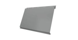 Вертикаль 0,2 classic 0.45 PE с пленкой RAL 9006 бело-алюминиевый