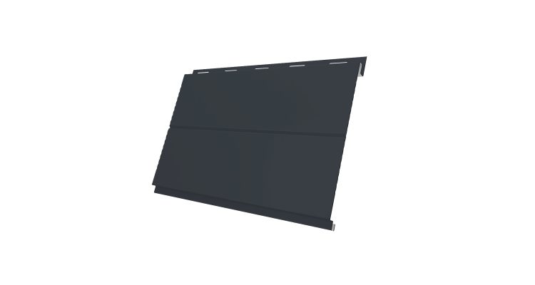 Вертикаль 0,2 line 0.5 Satin с пленкой RAL 7024 мокрый асфальт