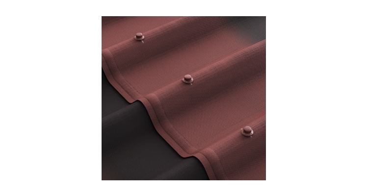 Черепица Ондулин красная