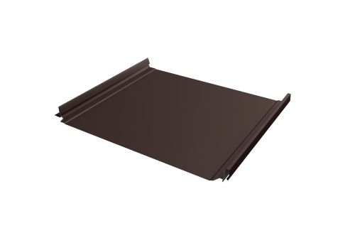 Кликфальц Pro Grand Line 0,5 Satin с пленкой на замках RAL 8017 шоколад