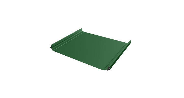 Кликфальц Pro Grand Line 0,45 PE с пленкой на замках RAL 6002 лиственно-зеленый