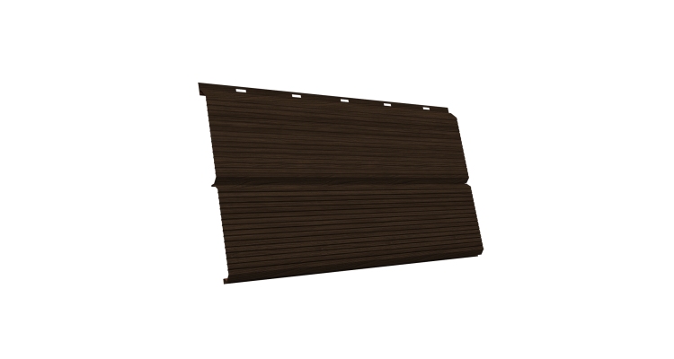 ЭкоБрус 0,345 Gofr 0.45 Print Elite с пленкой Coffee Wood TwinColor