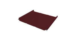 Кликфальц Pro Line Grand Line 0,5 Satin Matt TX с пленкой на замках RAL 3005 красное вино