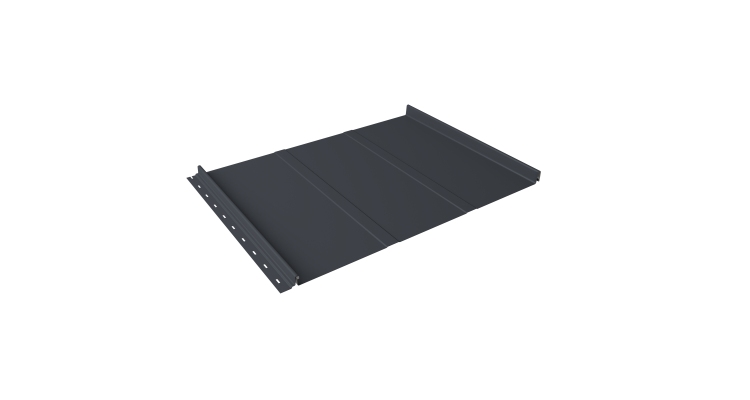 Кликфальц Line Grand Line 0.45 Drap ST с пленкой на замках RAL 7024 мокрый асфальт