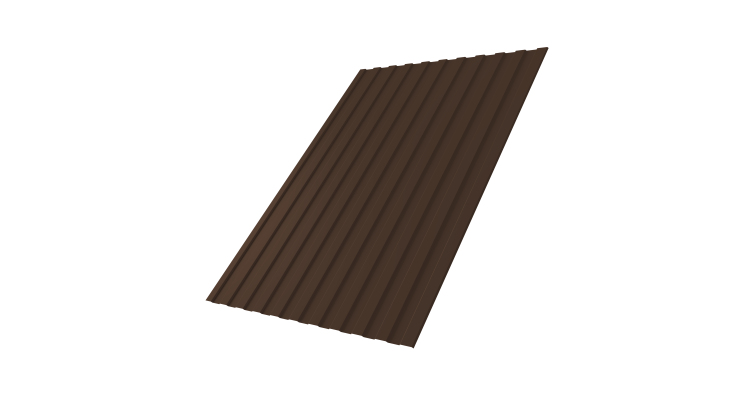 Профнастил С8A 0,5 Satin Matt TX RAL 8017 шоколад