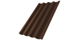 Профнастил НС44 0,5 Satin Matt RAL 8017 шоколад