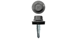 Саморез по металлу Daxmer 4.8х19 RAL 9006 (250) сверло №2
