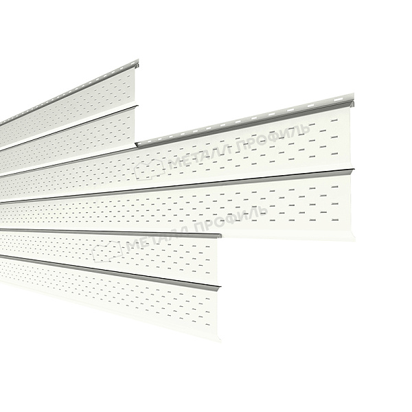 Софит Металл Профиль перфор. Lбрус-XL-14х335 (ПЭ-01-9010-0.45)