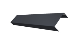 Ламель лицевая 50 забора жалюзи Texas 0.5 Atlas X с пленкой RAL 7024 мокрый асфальт