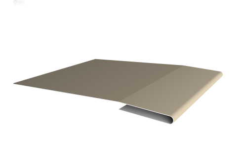 Планка начальная 0,45 PE с пленкой RAL 1015 светлая слоновая кость (2м)