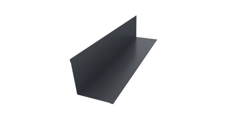 Угол внутренний 110х110 0,5 Satin Matt RAL 7024 мокрый асфальт (3м)