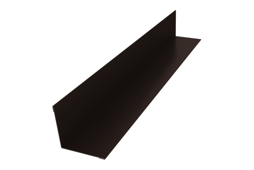 Угол внутренний 30х30 0,5 Satin с пленкой RR 32 темно-коричневый (3м)