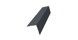 Угол внешний 50х50 0,45 Drap RAL 7024 мокрый асфальт (3м)