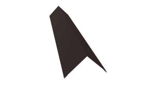 Угол внешний 110х110 0,45 Drap TX RR 32 темно-коричневый (3м)