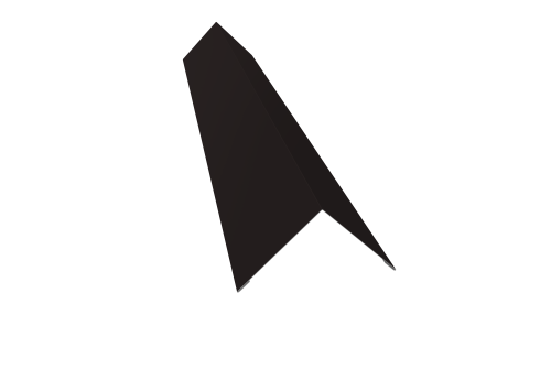 Угол внешний 110х110 0,5 Satin Matt RAL 9005 черный (2м)