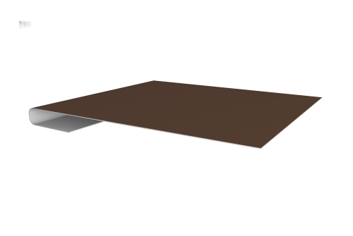 Планка завершающая 0,5 Drap TX RAL 8017 шоколад (3м)