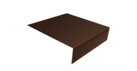 Планка лобовая/околооконная простая 190х50 0,45 Drap RAL 8017 шоколад (3м)