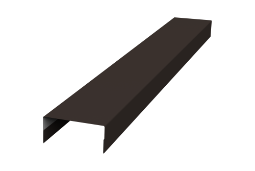 Крышка 30х15 жалюзи Texas 0,5 Satin RR 32 темно-коричневый (2м)