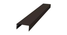 Крышка 30х15 жалюзи Texas 0,5 Drap RR 32 темно-коричневый (2,5м)