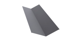 Планка ендовы верхней 145х145 0,45 Drap RAL 7004 сигнальный серый (2м)