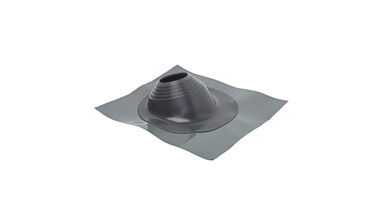 Проходной элемент MF угловой №2 (180-280мм) +185 EPDM (металлический окрашенный фланец) серый