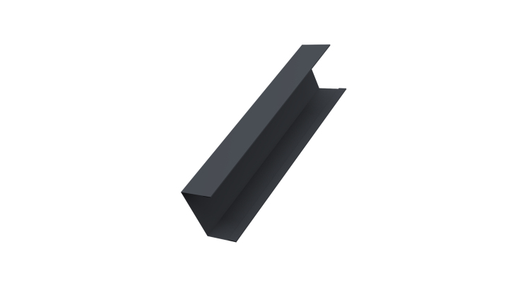 Крышка жалюзи Milan,Tokyo 0,45 Drap-double TX RAL 7024 мокрый асфальт (2,5м)