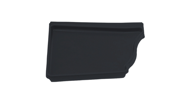 Заглушка левая Vortex Matt 127мм RAL 7024