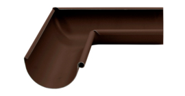 Угол желоба внутренний GL PE Matt 90 гр 125 мм RAL 8017 шоколад