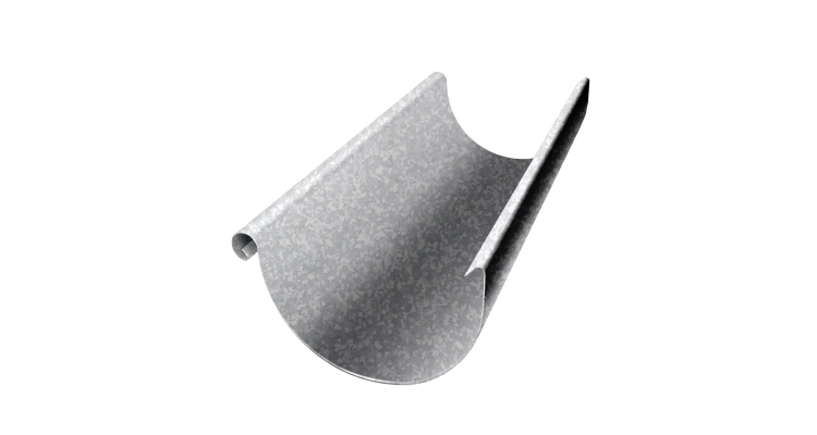 Желоб полукруглый GL ZN 150 мм 3 м Zn цинк