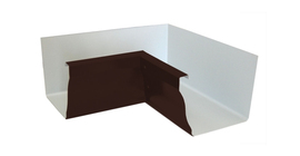 Угол желоба внутренний Vortex Matt 90гр 127мм RAL 8017