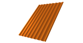 Профнастил С20R 0.45 PE RAL 2004 оранжевый