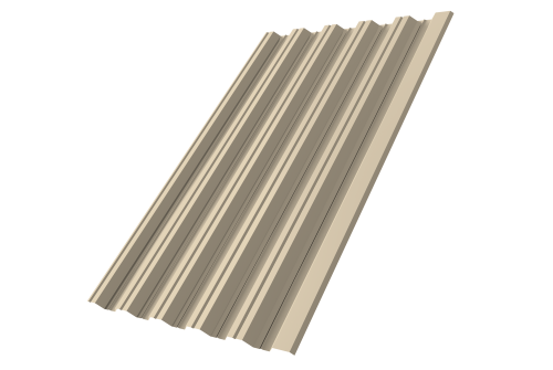 Профнастил HC35R 0,5 Satin RAL 1015 светлая слоновая кость